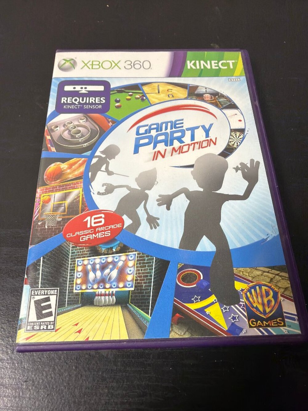 Game Party In Motion Xbox 360 Kinect 16 Arcade Games - No Manual